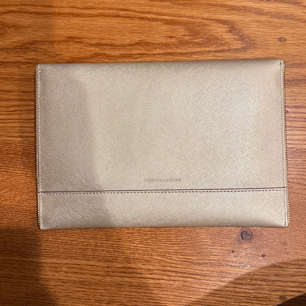 Rebecca Minkoff Metallic Envelope Clutch - Picture 3 of 5
